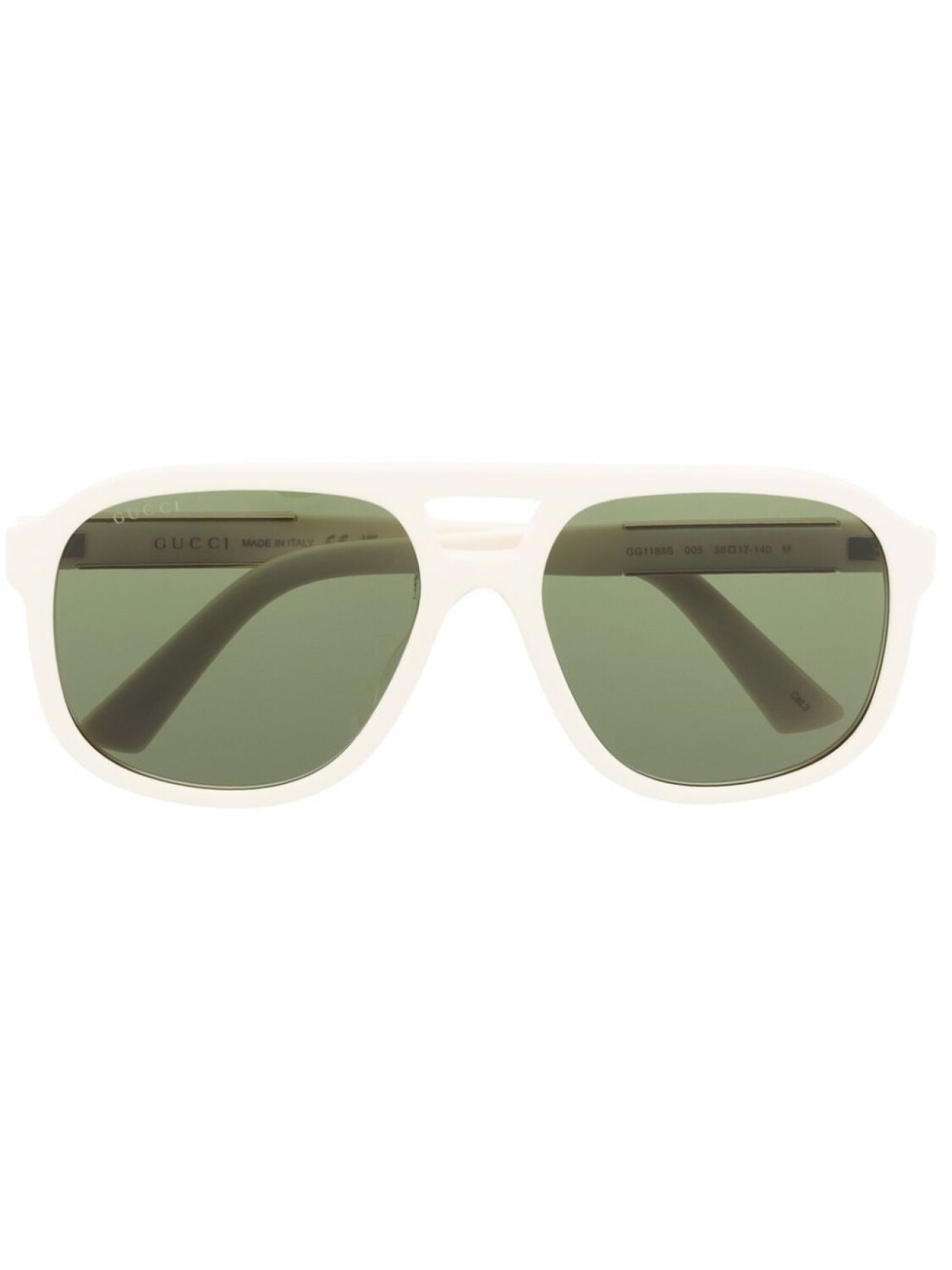 

Gucci Eyewear солнцезащитные очки-пилоты с логотипом, нейтральный цвет