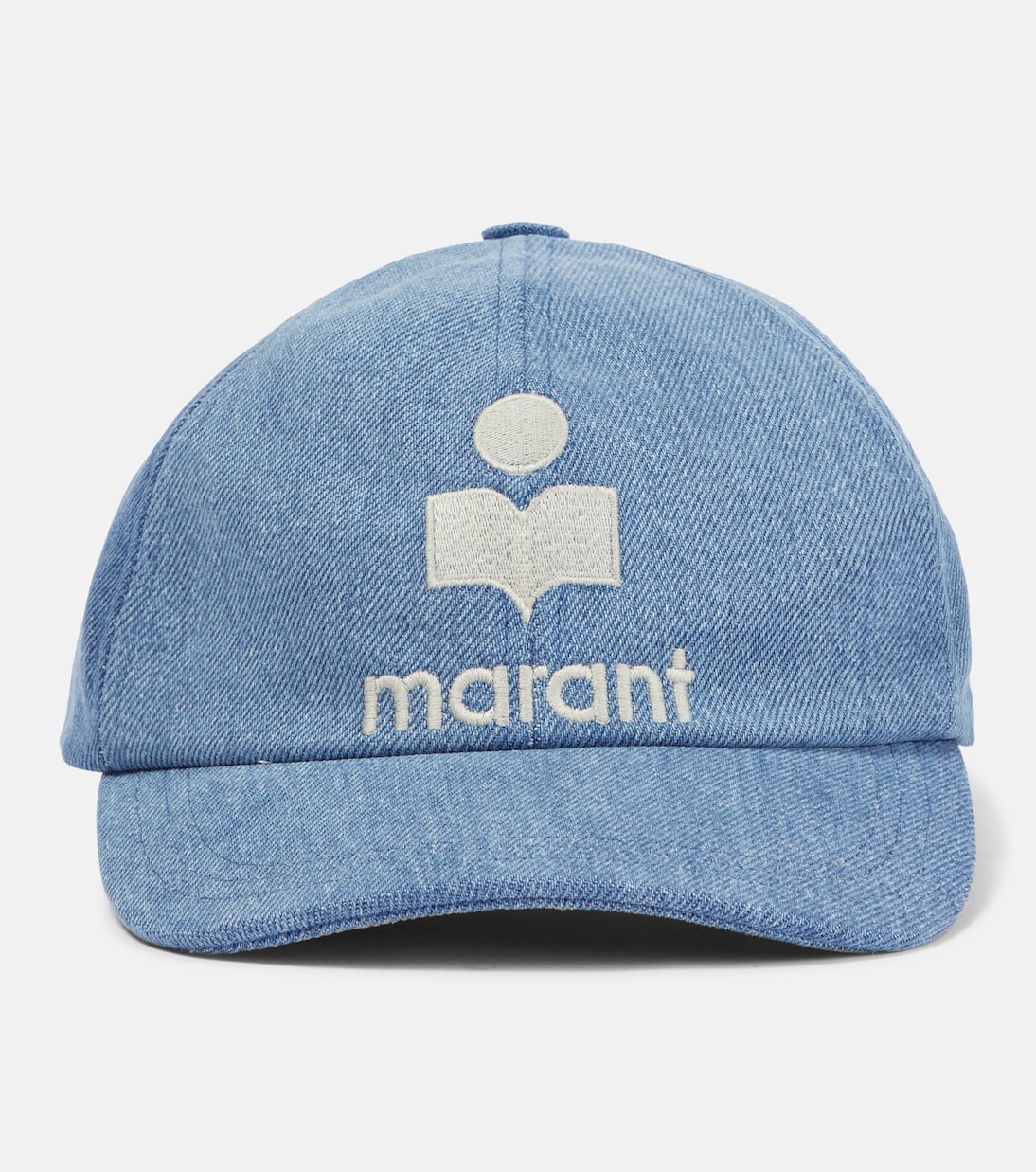 Джинсовая бейсболка tyron Isabel Marant, синий бежевая спортивная кепка tyron isabel marant