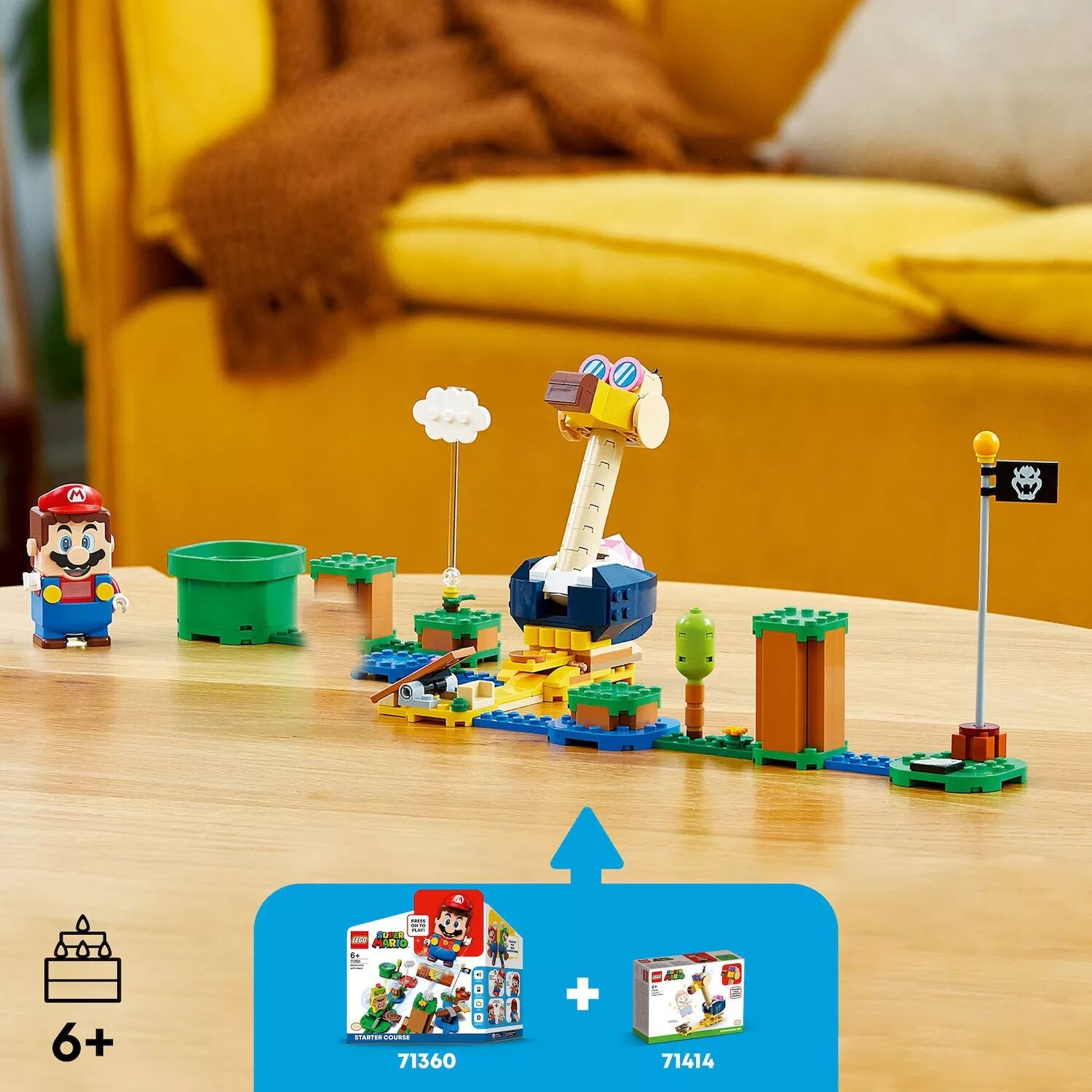 

Дополнительный набор LEGO Super Mario Conkdor's Noggin Bopper 71414 LEGO