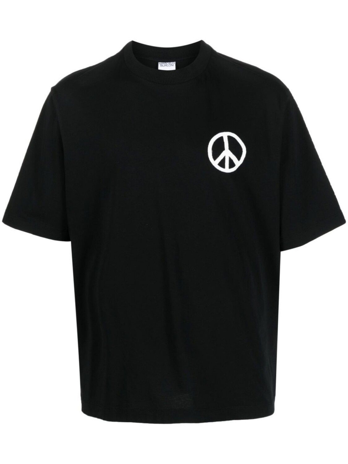 

Marcelo Burlon County of Milan футболка с логотипом, черный