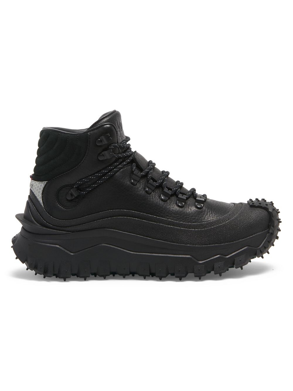 

Кожаные высокие кроссовки Trailgrip High GTX Moncler, черный