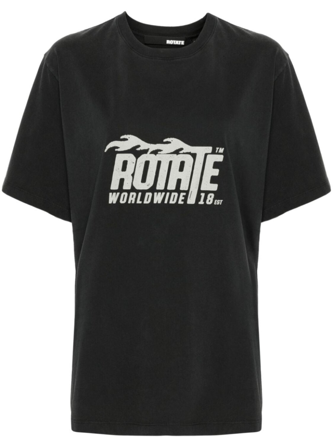

ROTATE футболка Enzyme с логотипом, черный