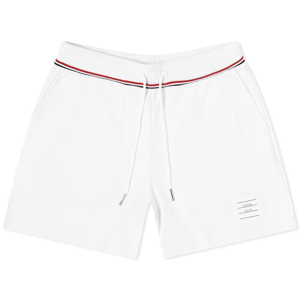 

Спортивные шорты с полосками Thom Browne RWB, белый