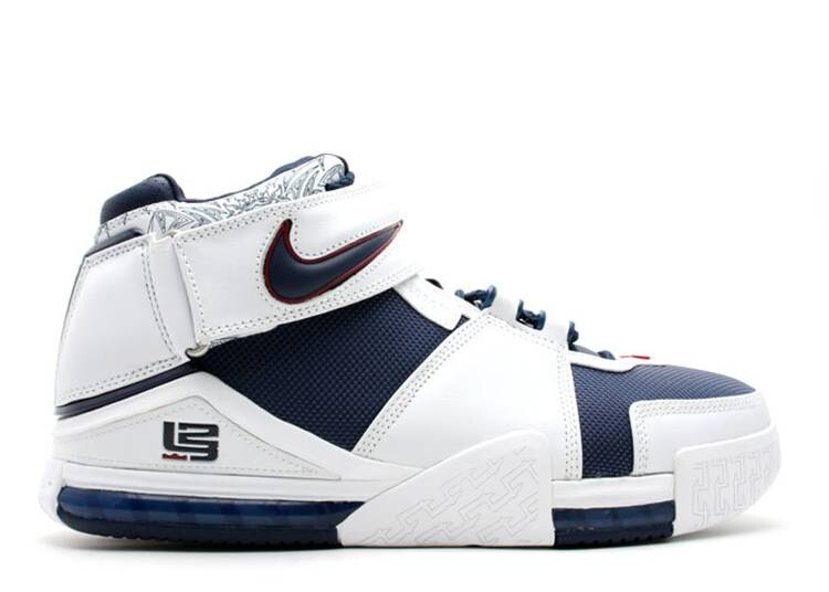 

Кроссовки Nike ZOOM LEBRON 2 'USA' 2004, нави