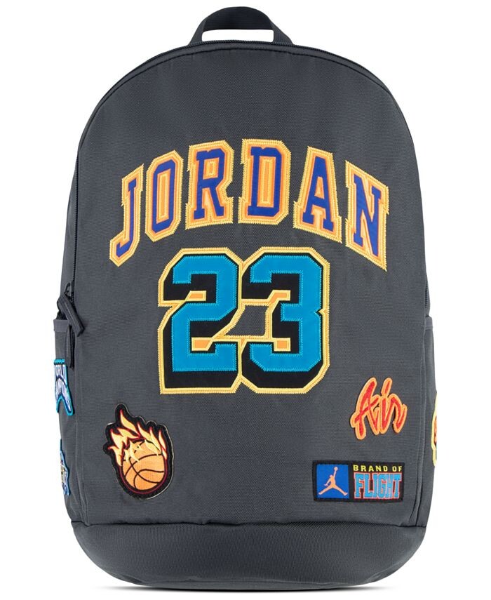 

Рюкзак Big Boys 23 с нашивками Jordan, серый
