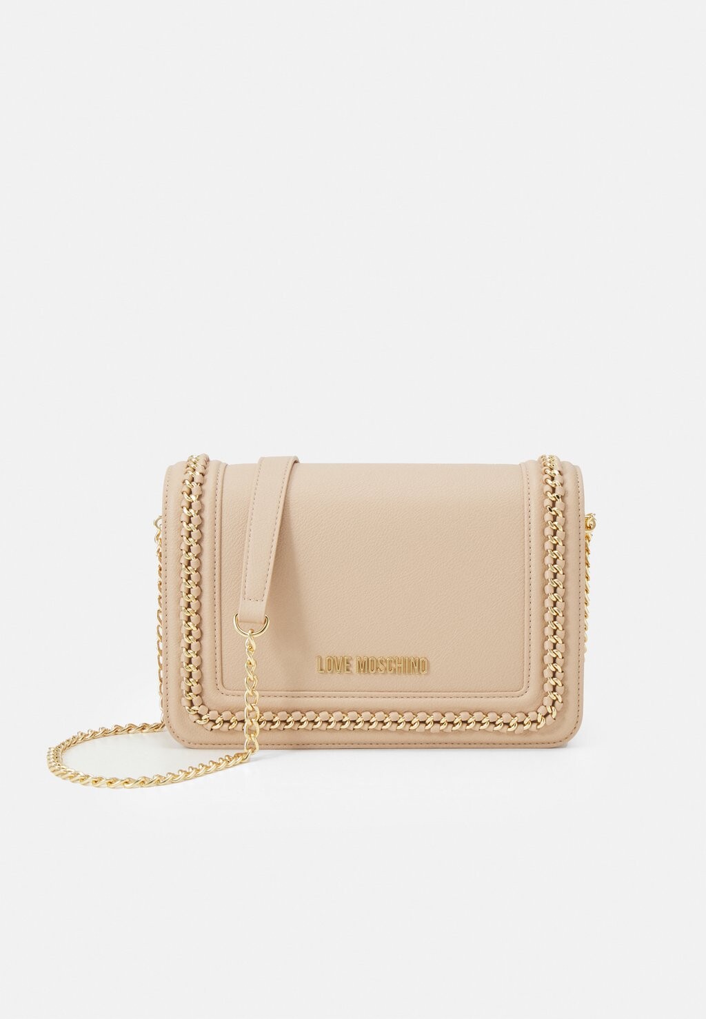 

Сумка через плечо ЗВОНОК ЦЕПИ Love Moschino, бежевый