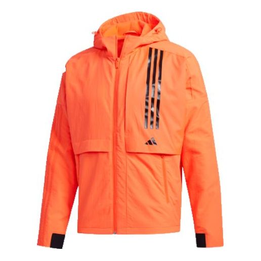 Куртка adidas O2 Wb Cb Sports Jacket Orange Red, оранжевый