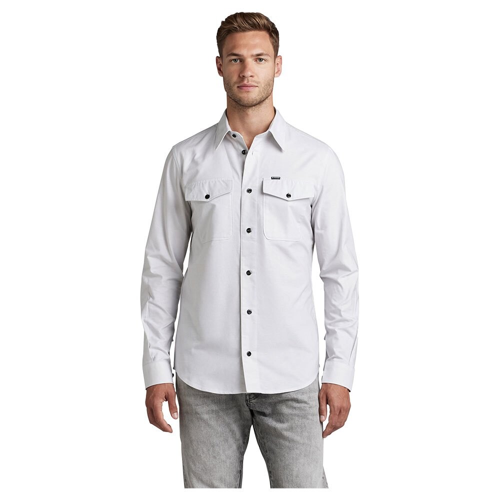 

Рубашка с длинным рукавом G-Star Marine Slim, белый