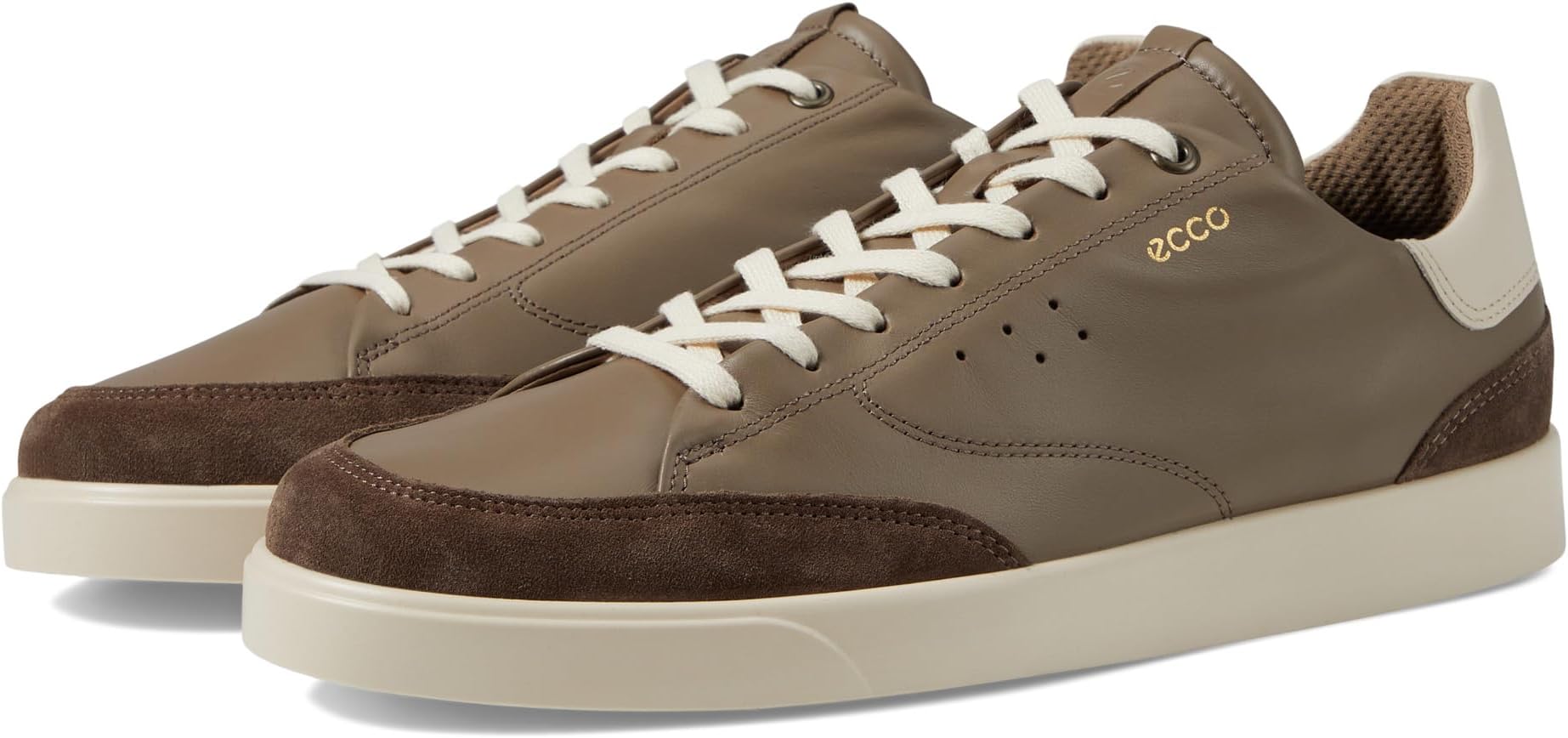 Кроссовки Street Lite Court Sneaker ECCO, цвет Dark Clay/Taupe/Limestone низкие кроссовки street lite ecco цвет limestone limestone nutmeg brown