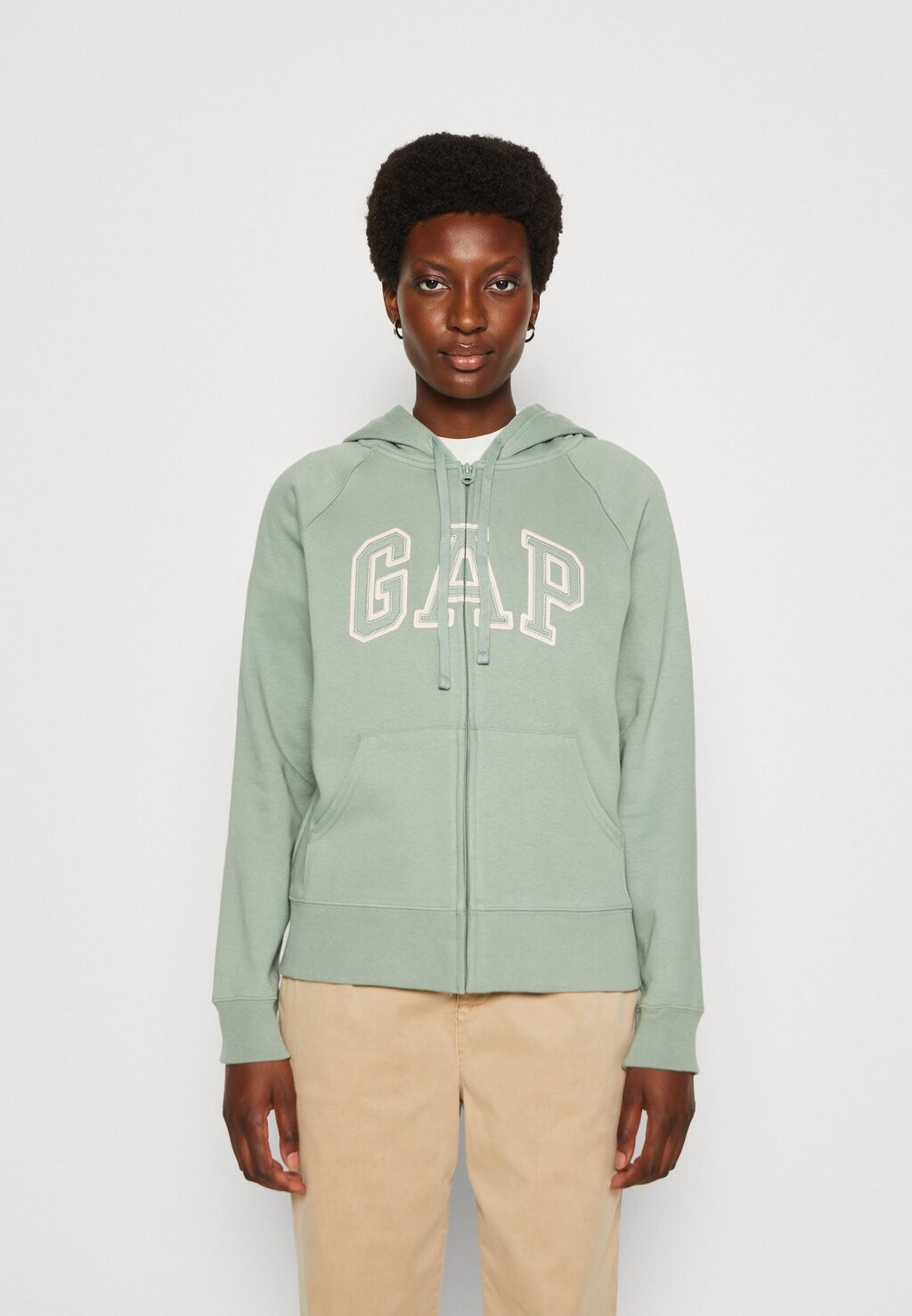 

Толстовка на молнии GAP, Серый