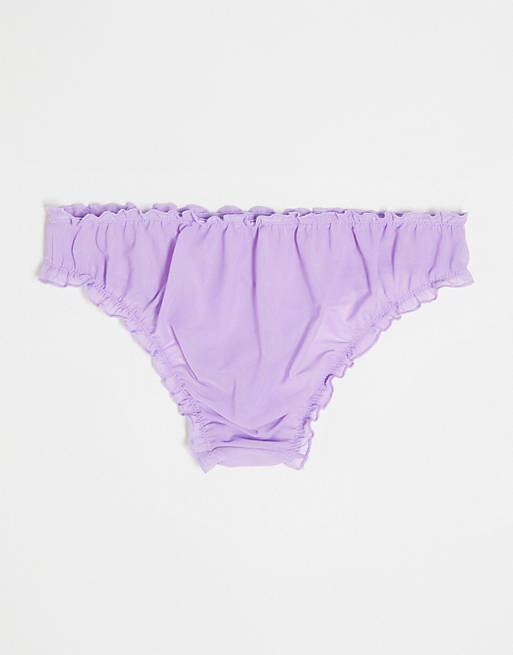 

Комплект разноцветных сетчатых трусов-бразильянок ASOS DESIGN Sweet Thing, 3 шт.