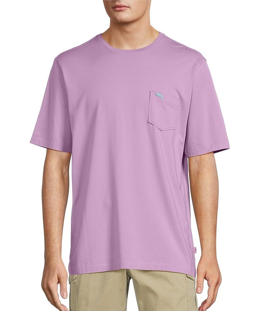 Tommy Bahama New Bali Skyline однотонная футболка с круглым вырезом и короткими рукавами, фиолетовый мужская футболка bali sky с круглым вырезом и короткими рукавами tommy bahama мульти