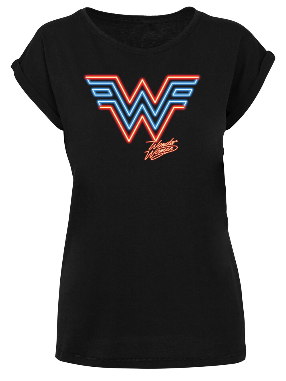 Рубашка F4Nt4Stic DC Comics Wonder Woman 84, черный набор значков dc wonder woman 84 1 2 pin kings 2 pack