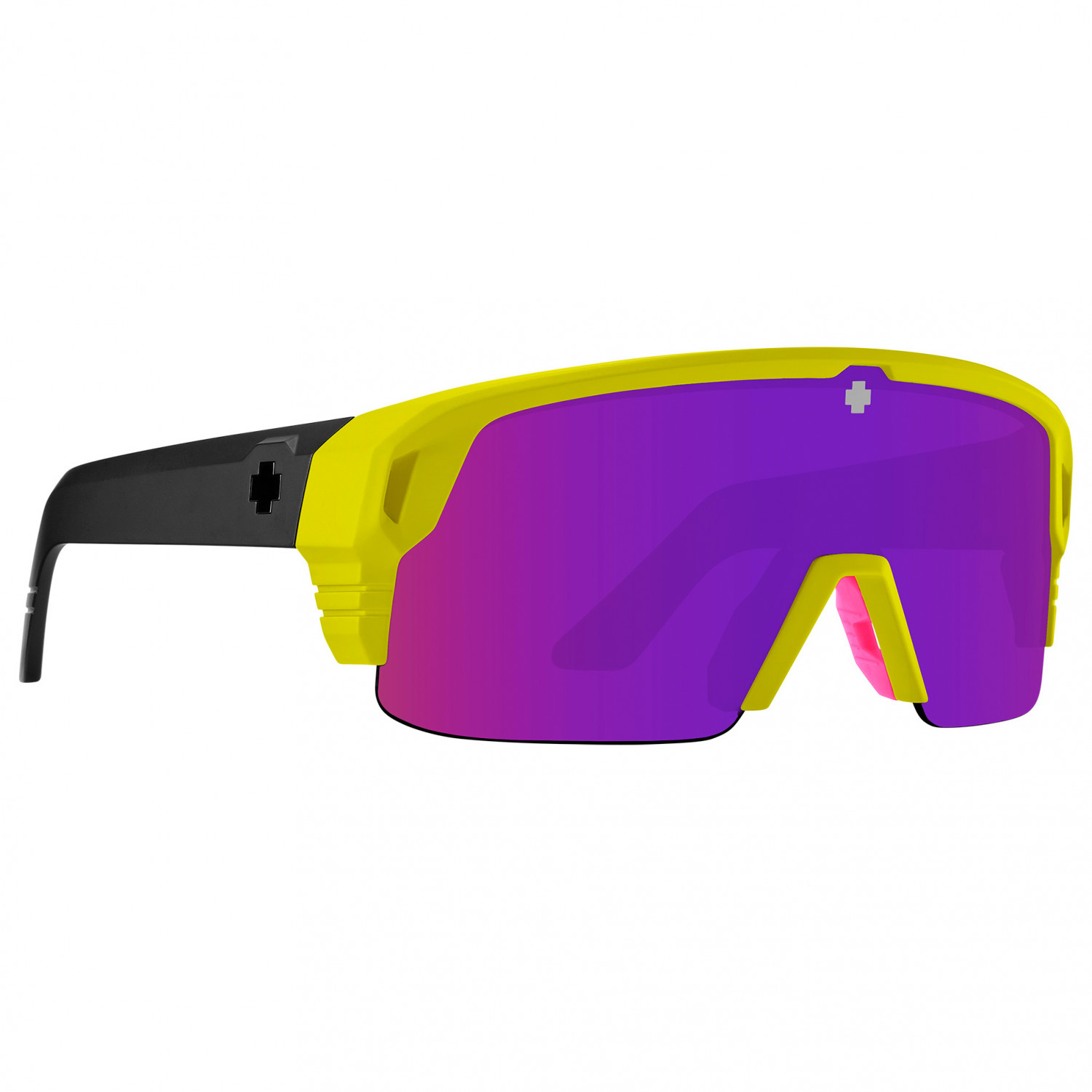 цена Велосипедные очки Spy+ Monolith 5050 Mirror S3 (VLT 15%), матовый неоновый желтый