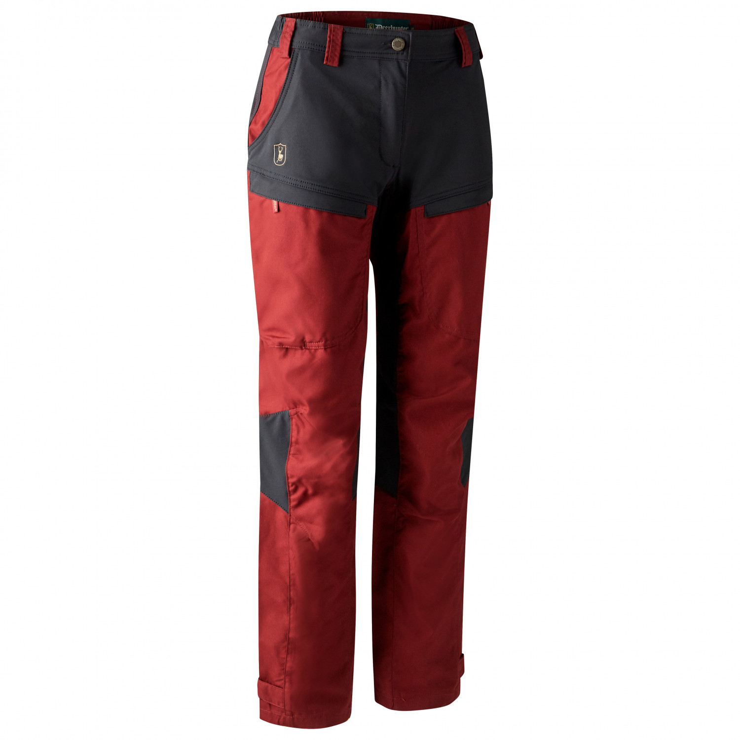 Трекинговые брюки Deerhunter Women's Ann Trousers, цвет Oxblood Red брюки bona fashion suede trousers бежевый m
