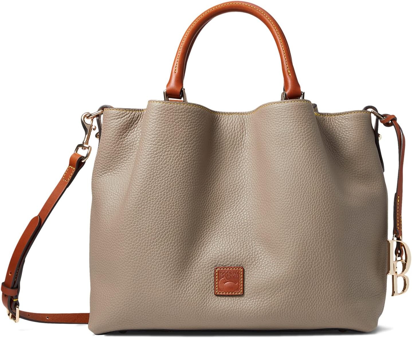 

Сумка Pebble II Barlow Dooney & Bourke, серо-коричневый