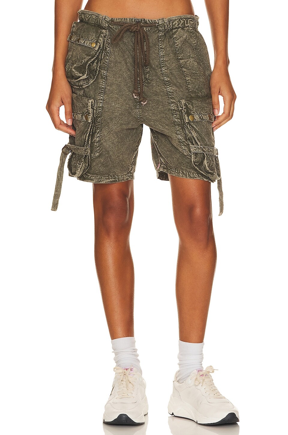 

Шорты Free People Wild Bay Parachute Shorts, цвет Army