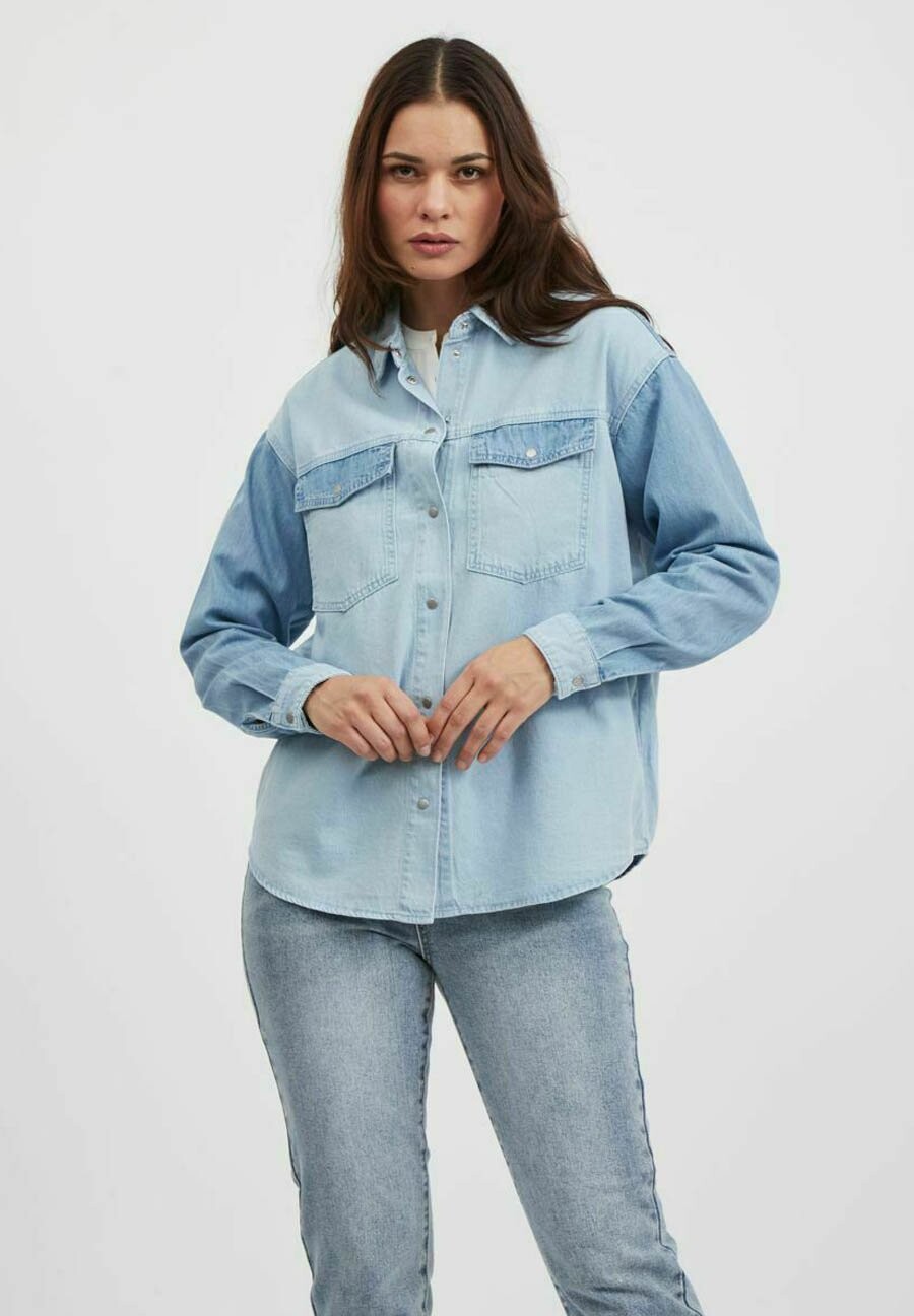 

Джинсовая куртка VILA, цвет light blue denim