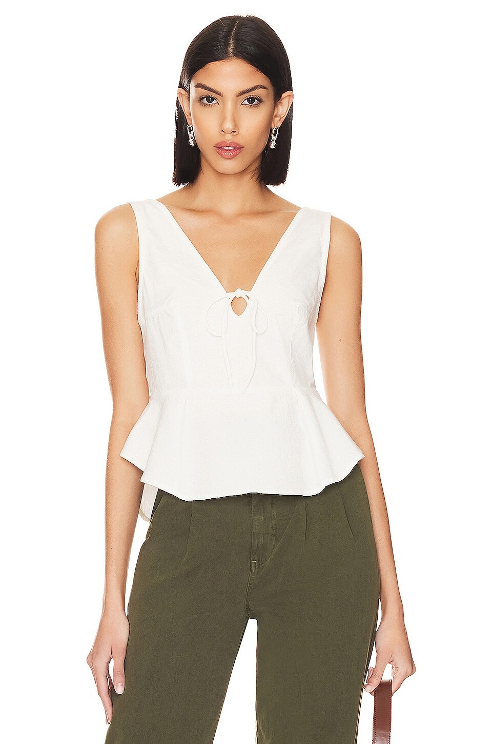 

Топ Free People Mika, цвет Optic White