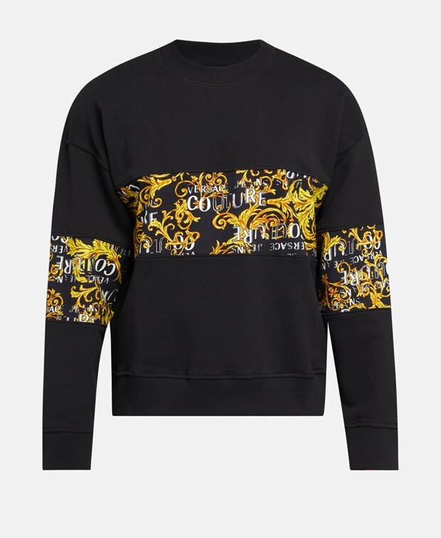

Толстовка Versace Jeans Couture, цвет Caviar Black