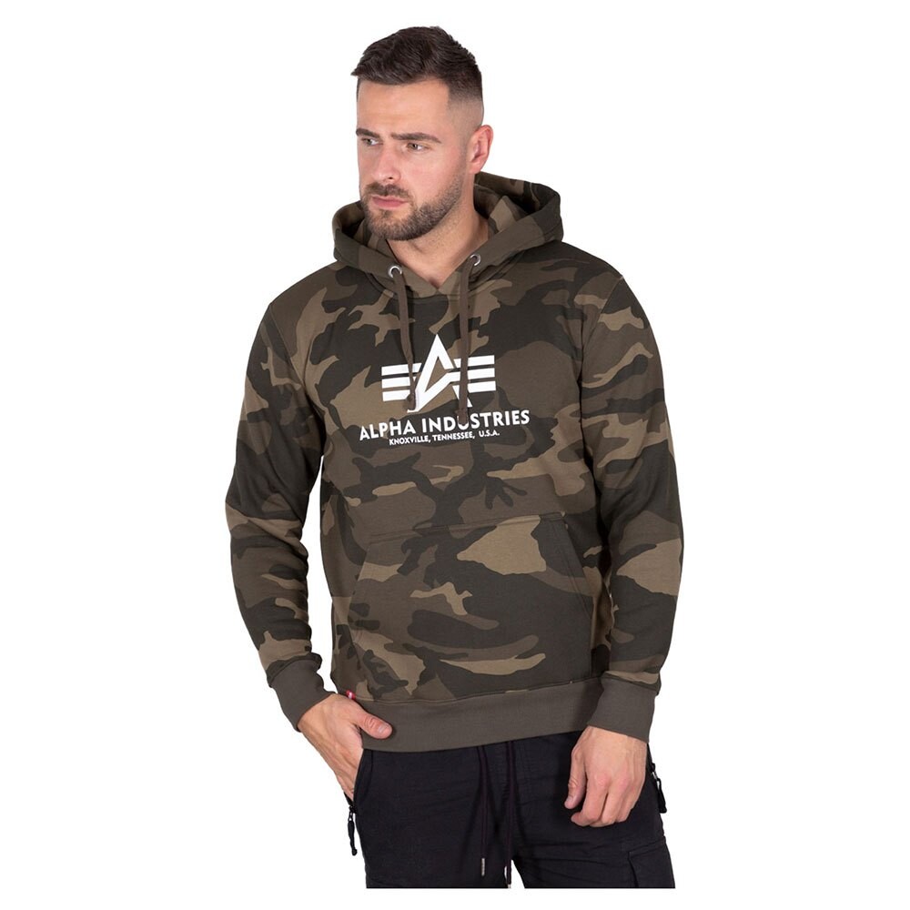 

Худи Alpha Industries Basic Camo, зеленый