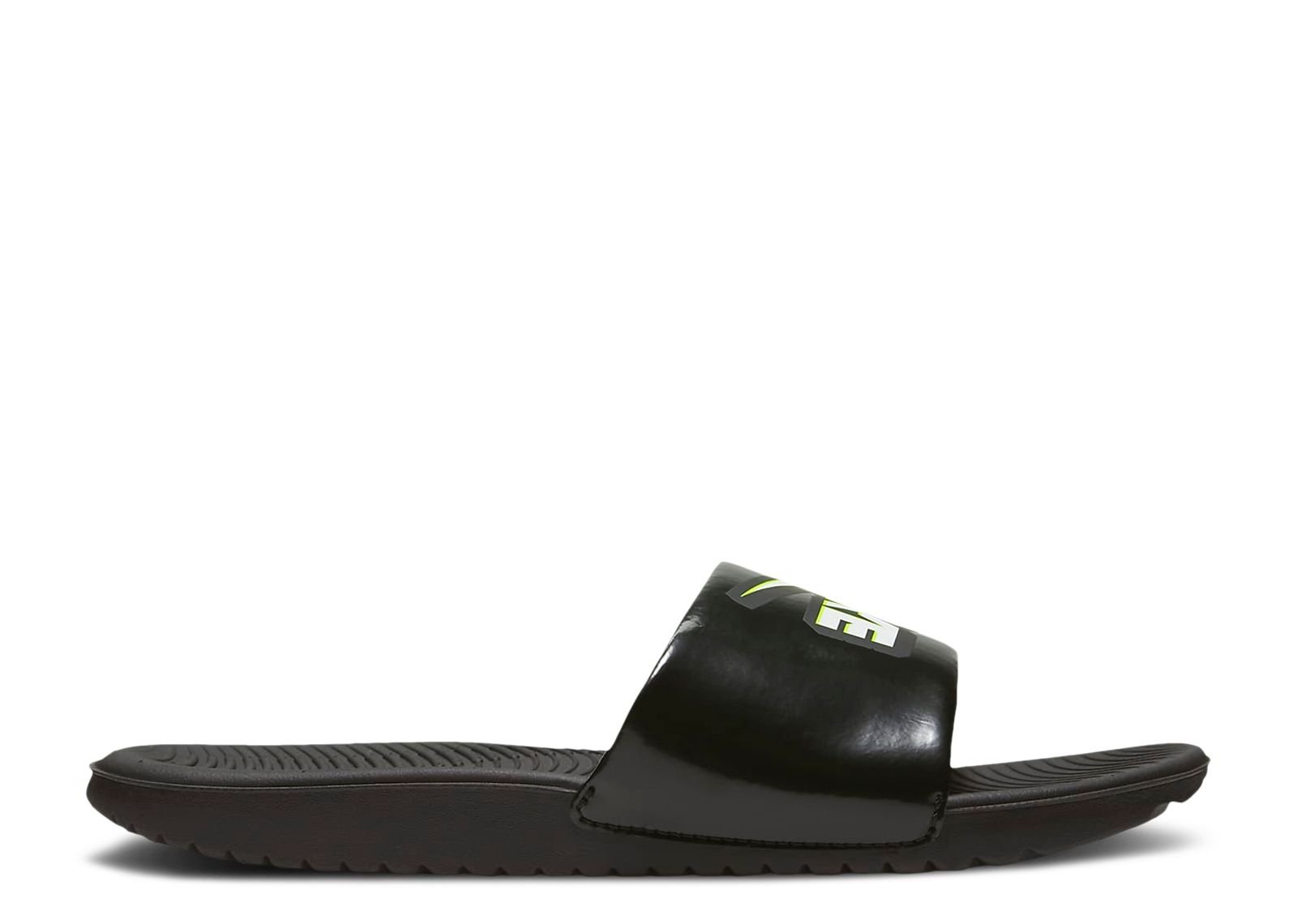 

Кроссовки Nike Kawa Slide Gs 'Black Volt', черный