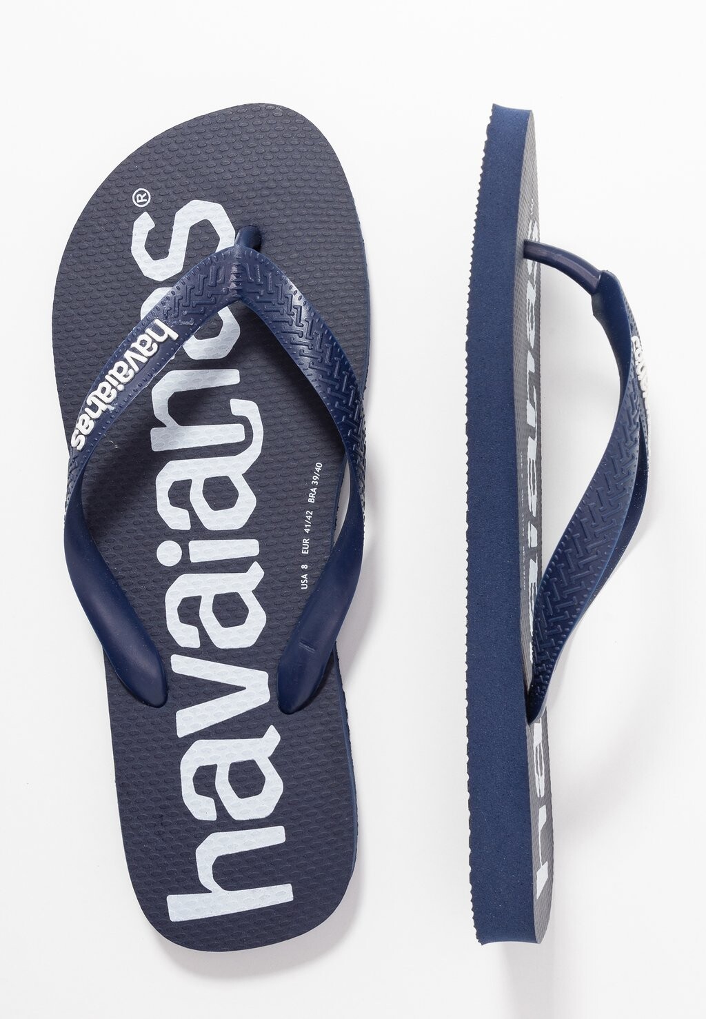 

Шлепанцы HAVAIANAS FLIP FLOP TOP LOGOMANIA Havaianas, темно-синий