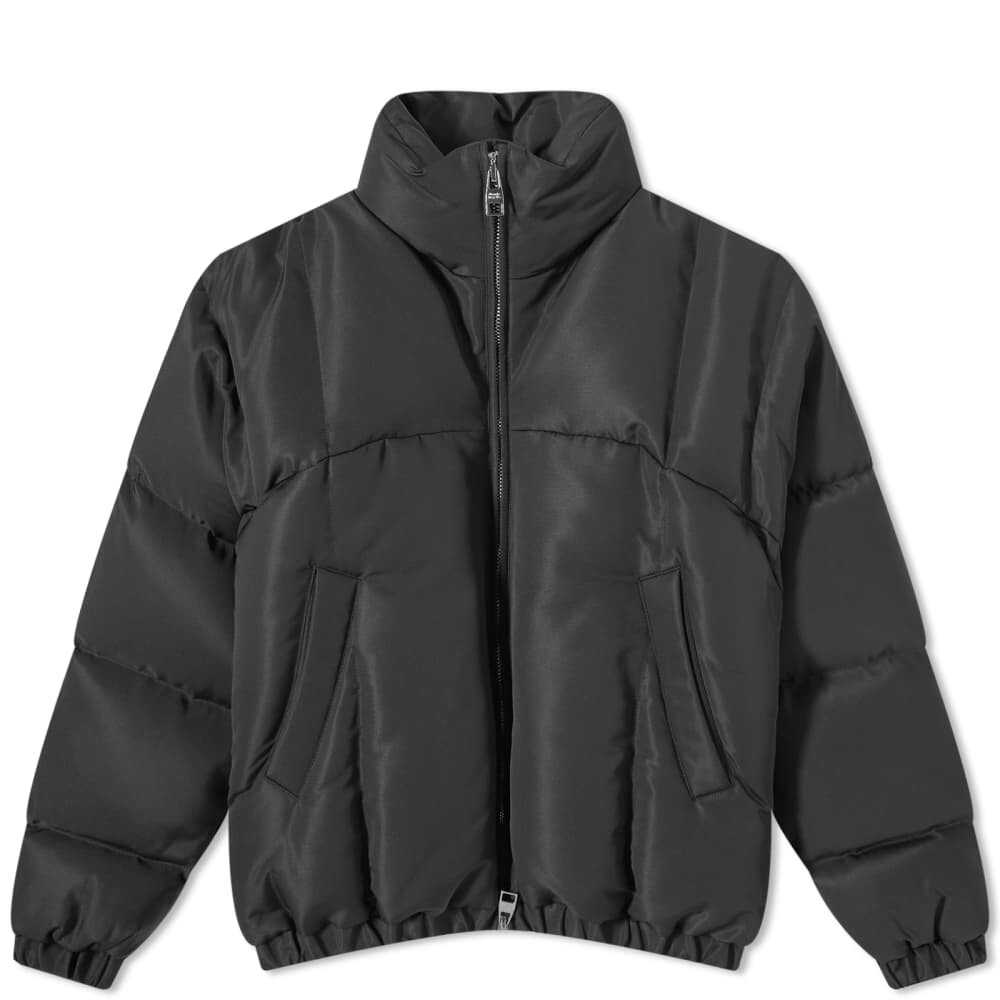 

Пуховик с разрезом на спине и логотипом Alexander McQueen, черный