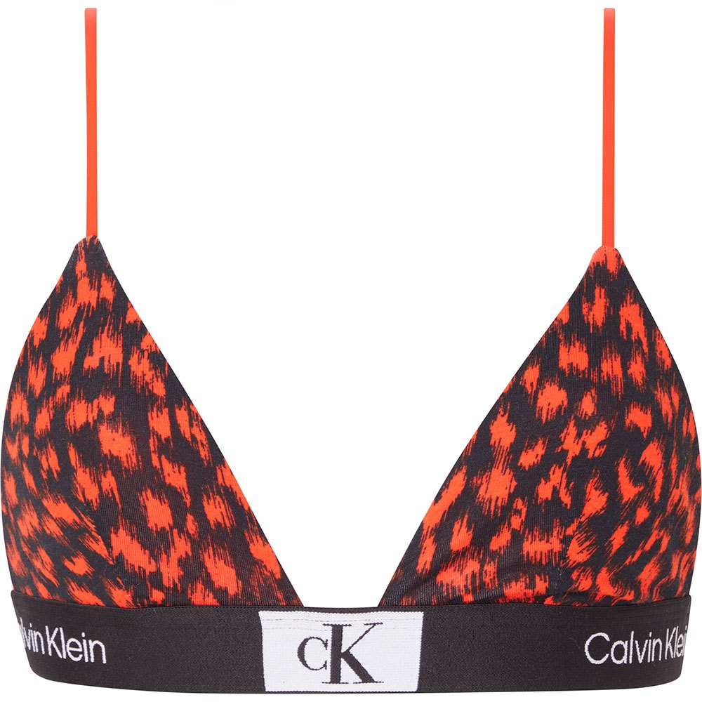 цена Бюстгальтер Calvin Klein Unlined Triangle, оранжевый