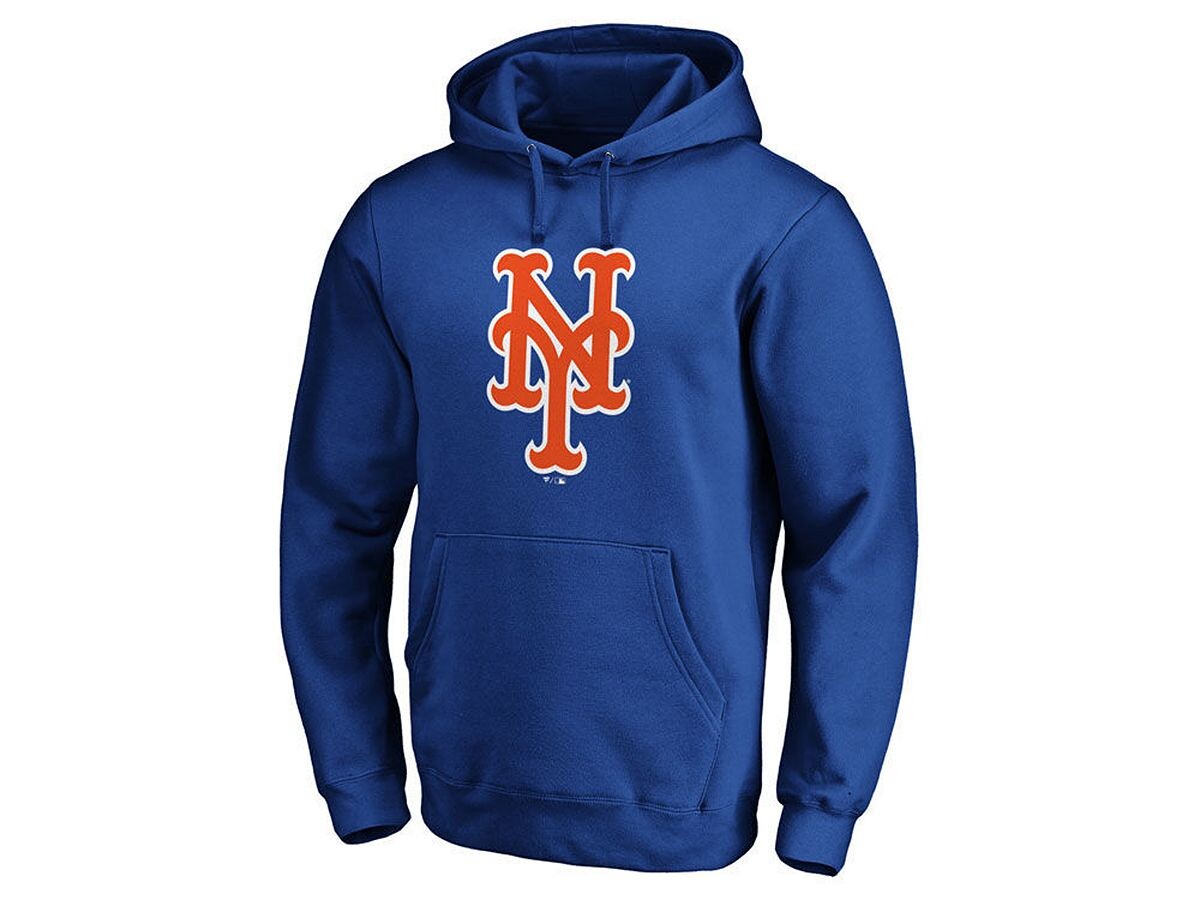 

Мужская толстовка с логотипом New York Mets Rookie Prime Majestic