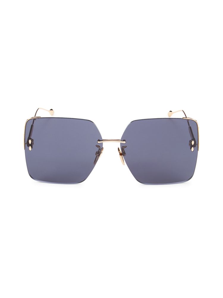 Квадратные солнцезащитные очки 65 мм Isabel Marant, синий