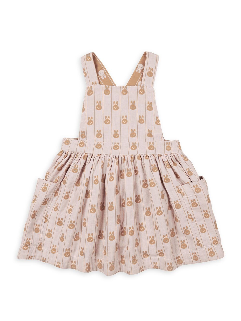 

Полосатое облегающее платье Little Girl's & Girl's Bunny Huxbaby, роза