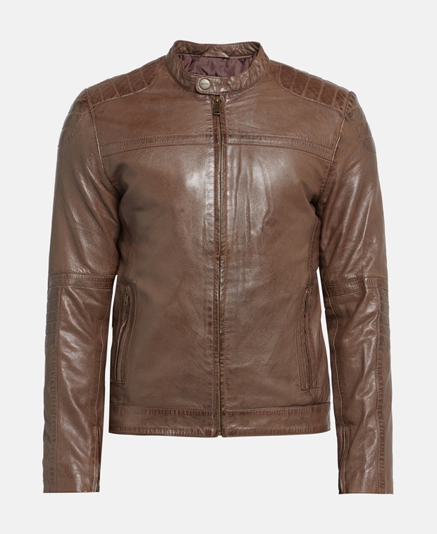 Кожаный пиджак , коричневый AIM