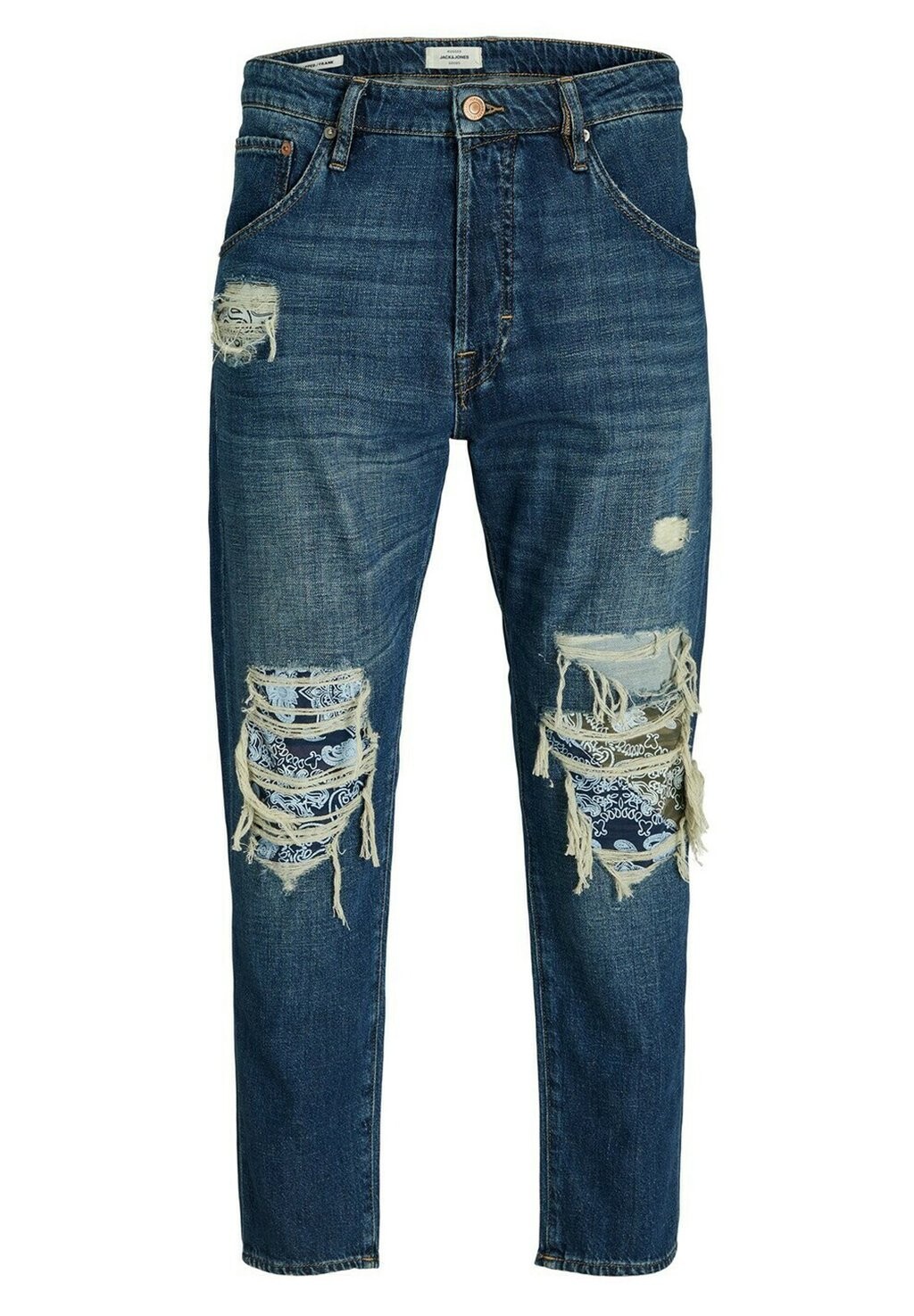 

Джинсы-сигареты FRANK Jack & Jones, деним среднего темного цвета