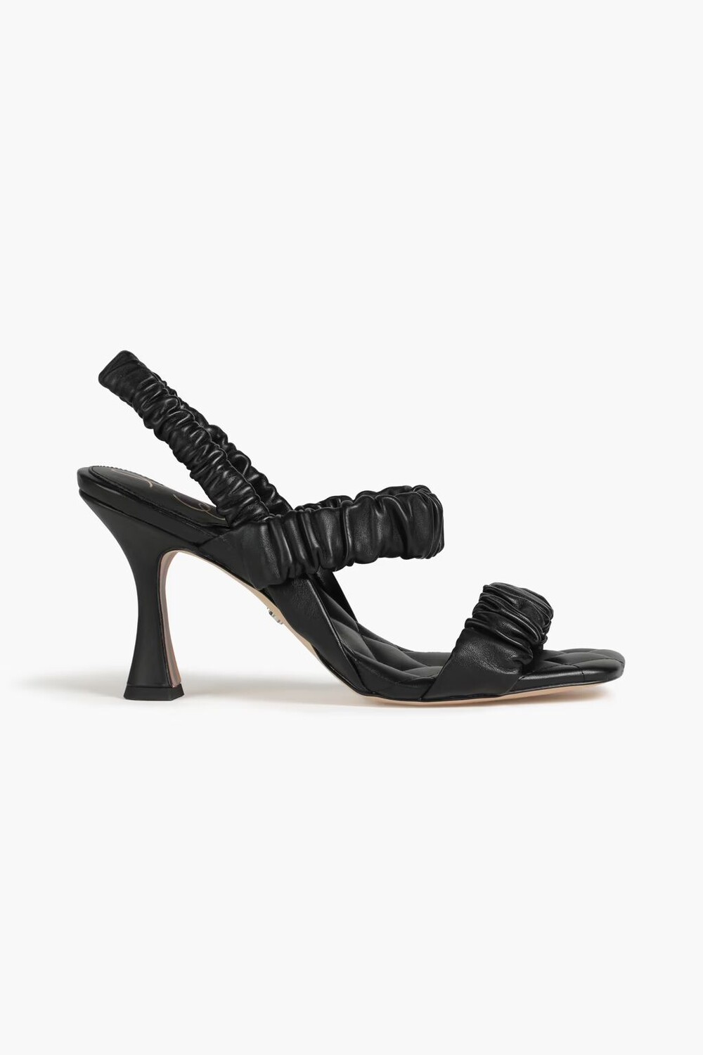 

Кожаные босоножки Marlena со сборками на пятке Sam Edelman, черный