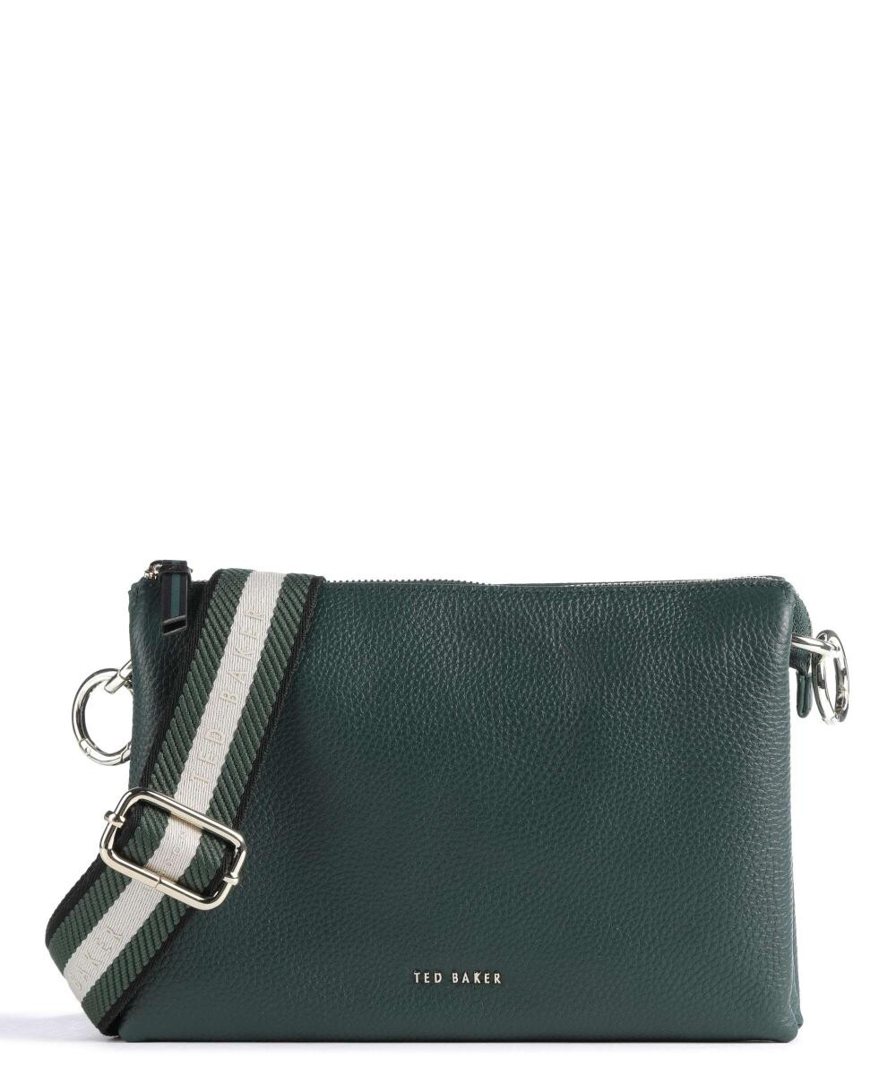 

Сумка через плечо Delphia из зернистой яловой кожи. Ted Baker, зеленый