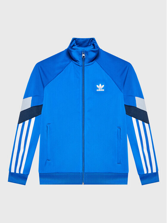 

Толстовка спортивная стандартного кроя Adidas, синий