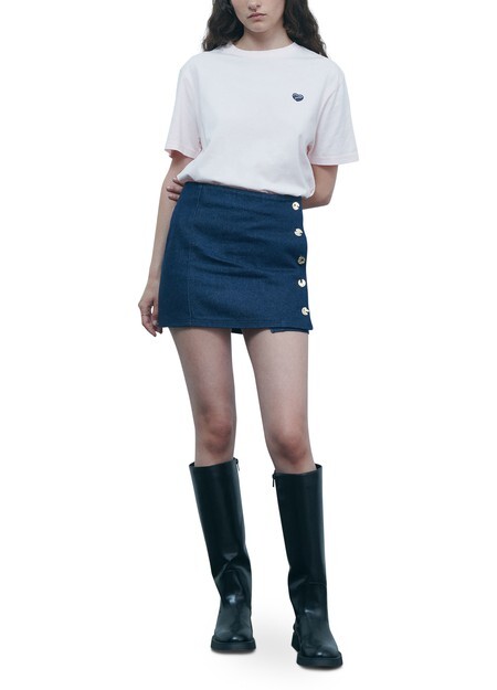 

Футболка с нашивкой Coeur ML Popincourt Maison Labiche