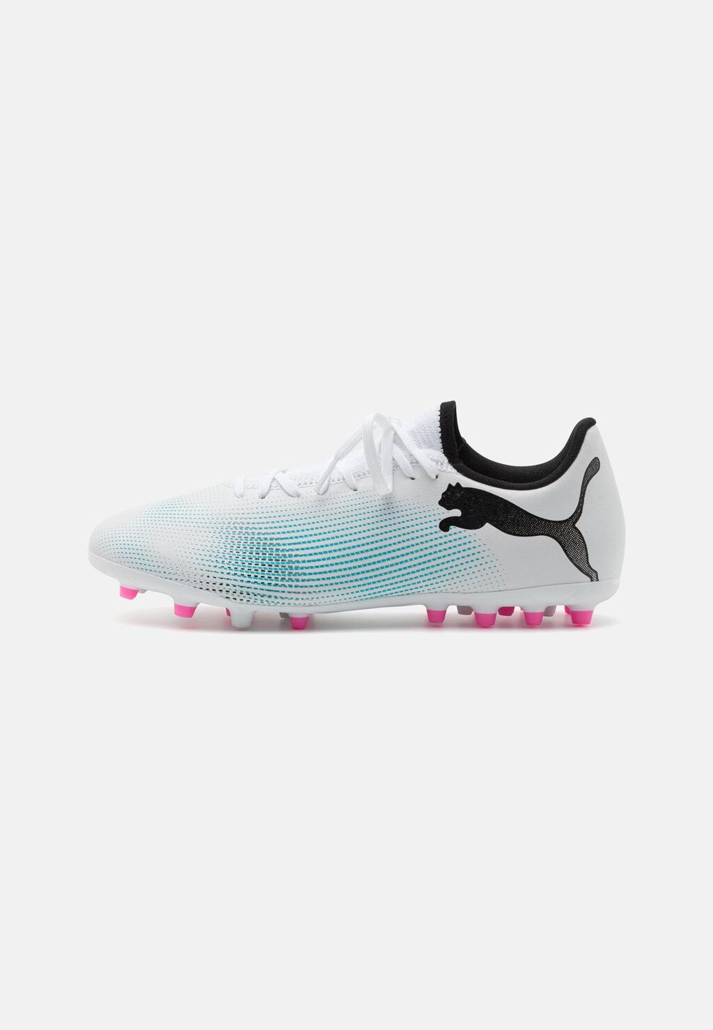 

бутсы с шипами Future 7 Play Mg Puma, цвет white/black/poison pink
