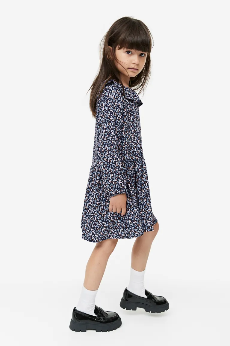 

Платье с рюшами H&M, синий