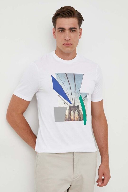 

Хлопковая футболка Armani Exchange, белый