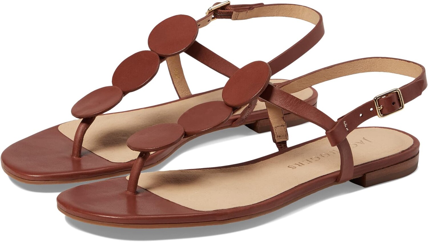 

Сандалии на плоской подошве Worth Flat Sandal Jack Rogers, цвет Luggage