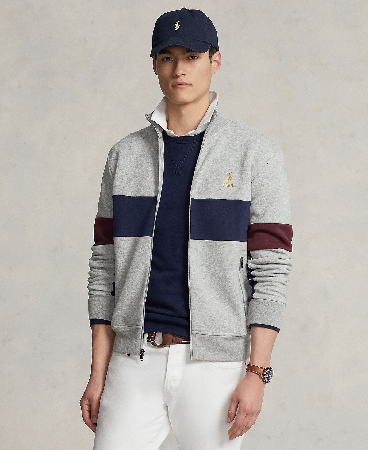 

Мужская спортивная куртка двойной вязки Polo Ralph Lauren