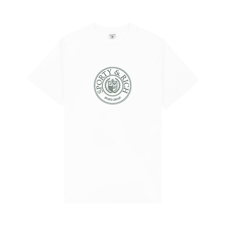 

Футболка Sporty & Rich Connecticut Crest 'White/Forest', белый
