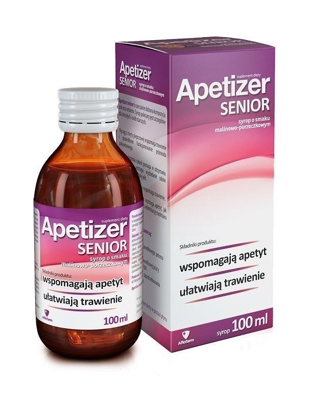 Apetizer Senior Syrop Malinowo-Porzeczkowy сироп, 100 ml