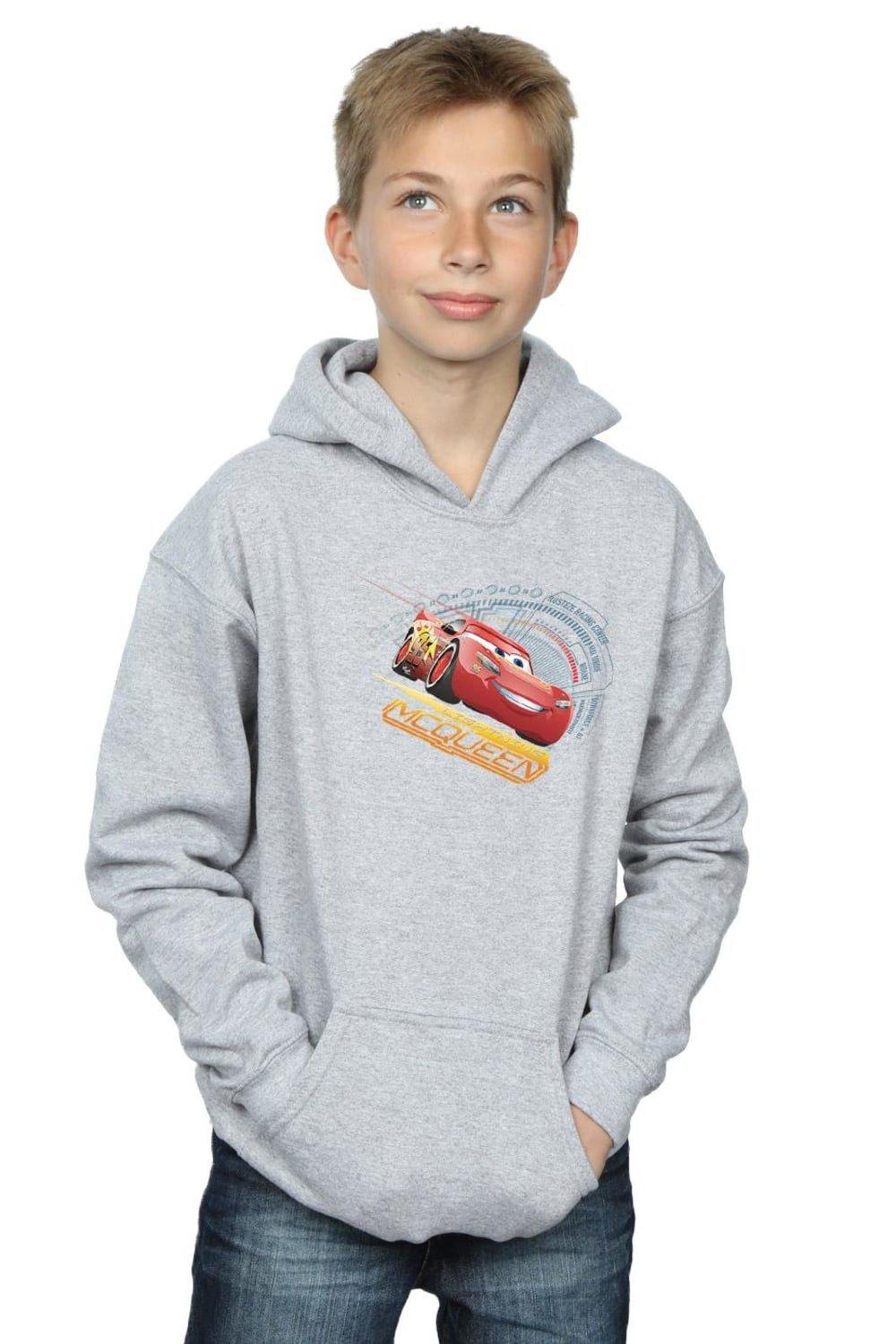 Толстовка с капюшоном Cars Lightning McQueen Disney, серый