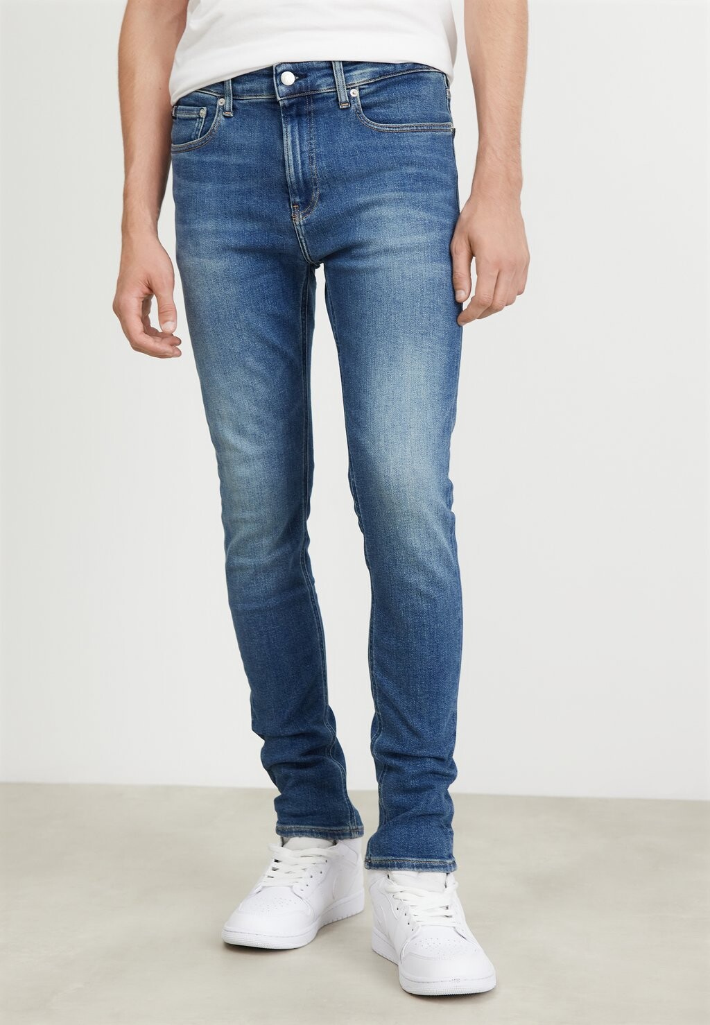 

Джинсы Skinny Fit Super Skinny Calvin Klein Jeans, цвет denim dark