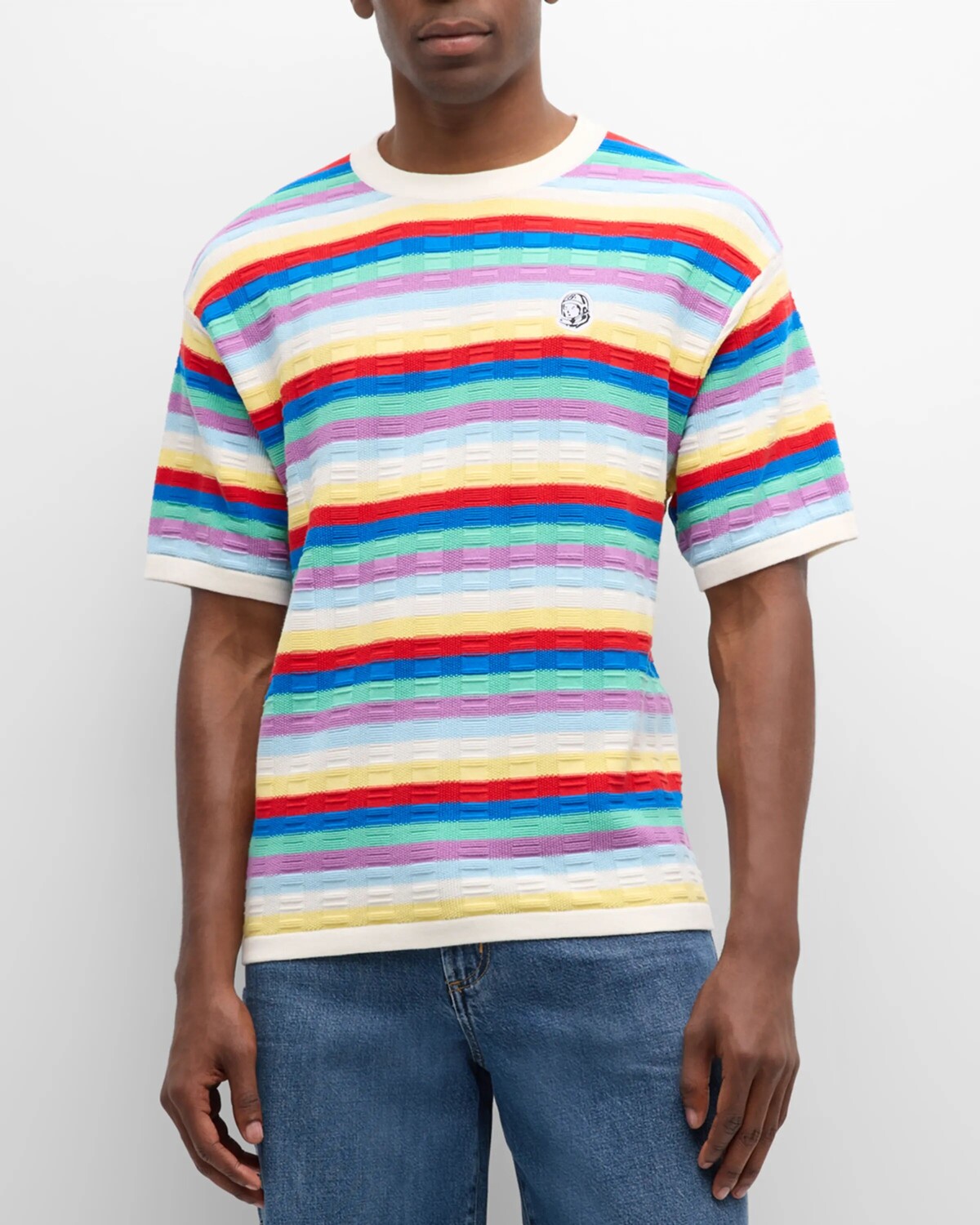 

Мужская трикотажная рубашка палитры Billionaire Boys Club, цвет Gardenia