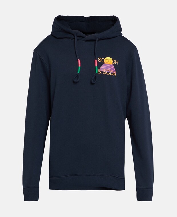 

Худи с капюшоном Scotch & Soda, черный