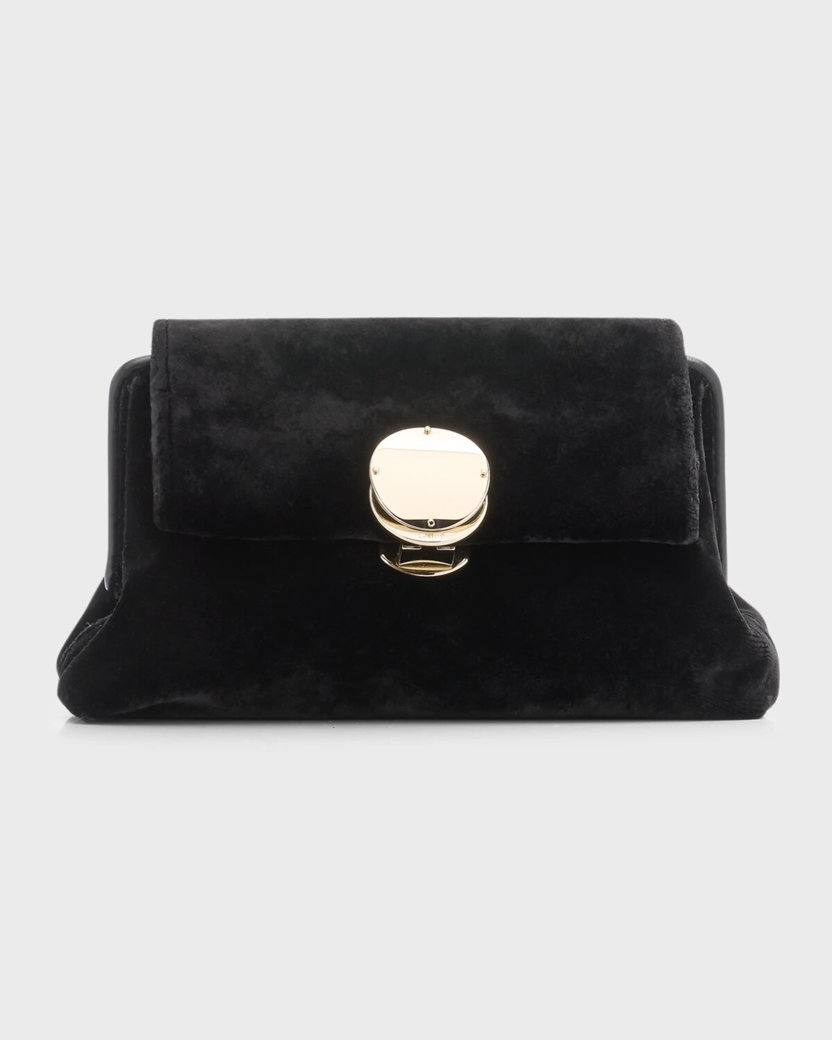

Бархатный клатч Jolie из коллаборации с Atelier Chloé, цвет Black